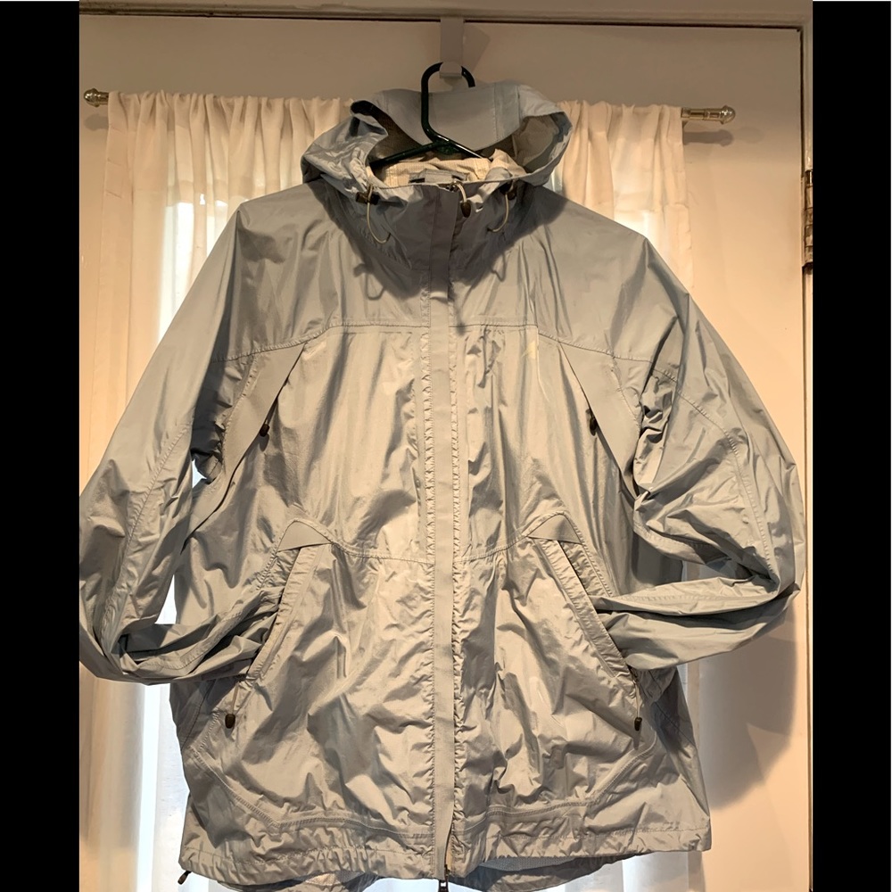 EMS ladies Pale pastel blue rain jacket NEW